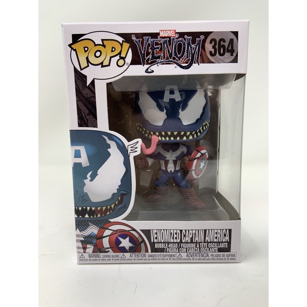 Funko Pop Marvel 32686 Venomized Captain America Vinyl Figure